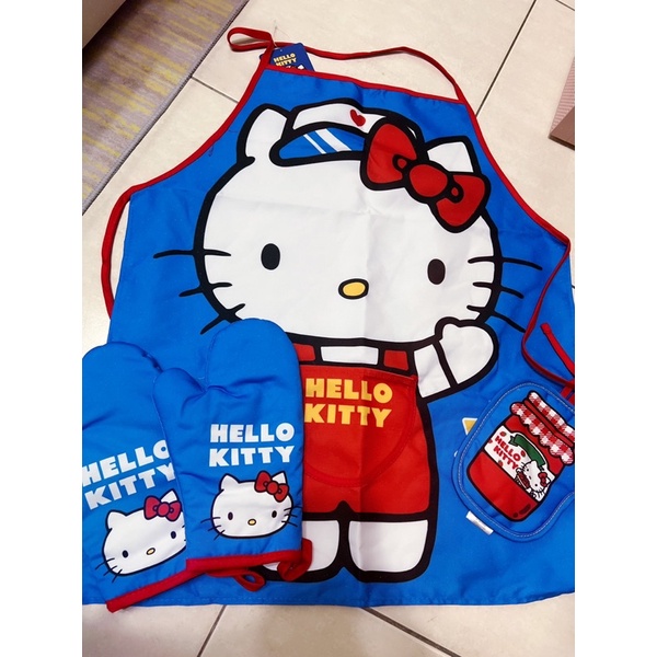 全聯換購Hello Kitty 圍裙/手套/隔熱墊