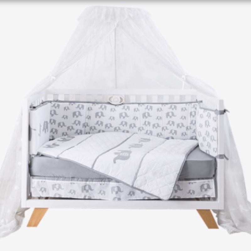 Levana美式嬰兒床雙階段加密蚊帳（2020年購買全新未使用過）原價1780