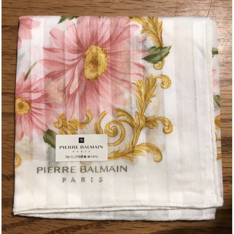 日本手帕  擦手巾 Pierre Balmain  no.38-12 44cm