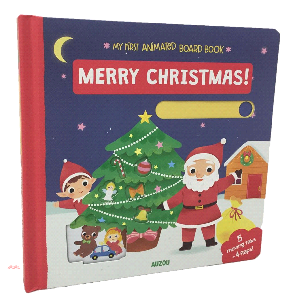 My First Animated Board Book：Merry Christmas 我的第一本推拉小書：聖誕節篇（外文書）
