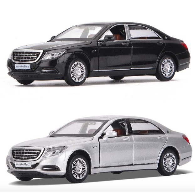 車苑模型 彩珀1 32 Benz S600 賓士頂級六開門聲光迴力 蝦皮購物