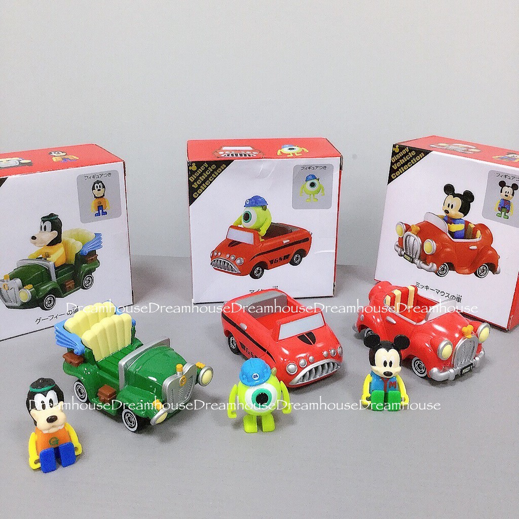 東京迪士尼 米奇 大眼仔 高飛 多美車 tomica 模型車 玩具