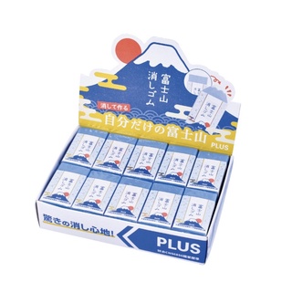 (快速出貨)日本 PLUS AIR IN 富士山 橡皮擦 藍色 青富士 櫻花擦子 擦布 文具 日式 和風 秋富士 春富士