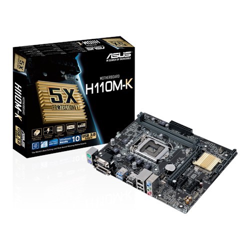 ASUS 華碩 H110M-K  主機板 LGA1151  (M-ATX)