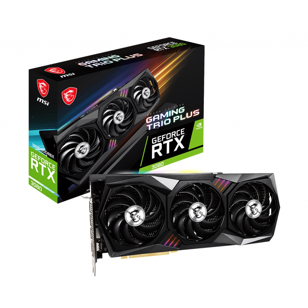 MSI 微星 RTX3080 GAMING TRIO PLUS 12G LHR 顯示卡