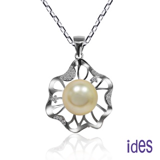 ides愛蒂思鑽石 限量天然南洋珠項鍊/金色10.75mm/14K鍊（花開富貴）