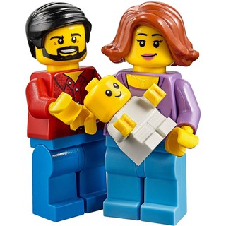 LEGO 樂高 60134 爸爸+媽媽+嬰兒 共三隻 單人偶 全新品 ,城市公園 FUN PARK