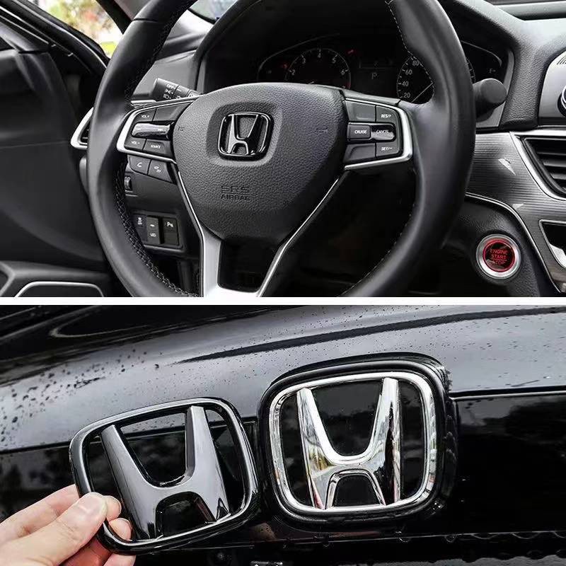 免拆 Honda本田crv 05 19年crv5專用車標h標亮紅 碳纖維 亮黑三種可選 蝦皮購物