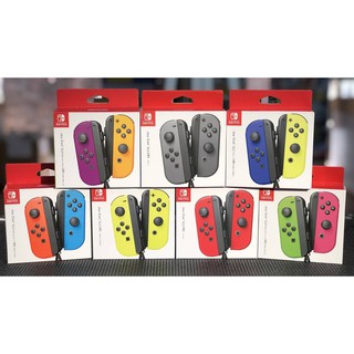 全新 NS Switch 原廠 JoyCon 左右手控制器 joy con 手把 綠粉 紫橘 藍黃 禦天之劍 臺灣公司貨