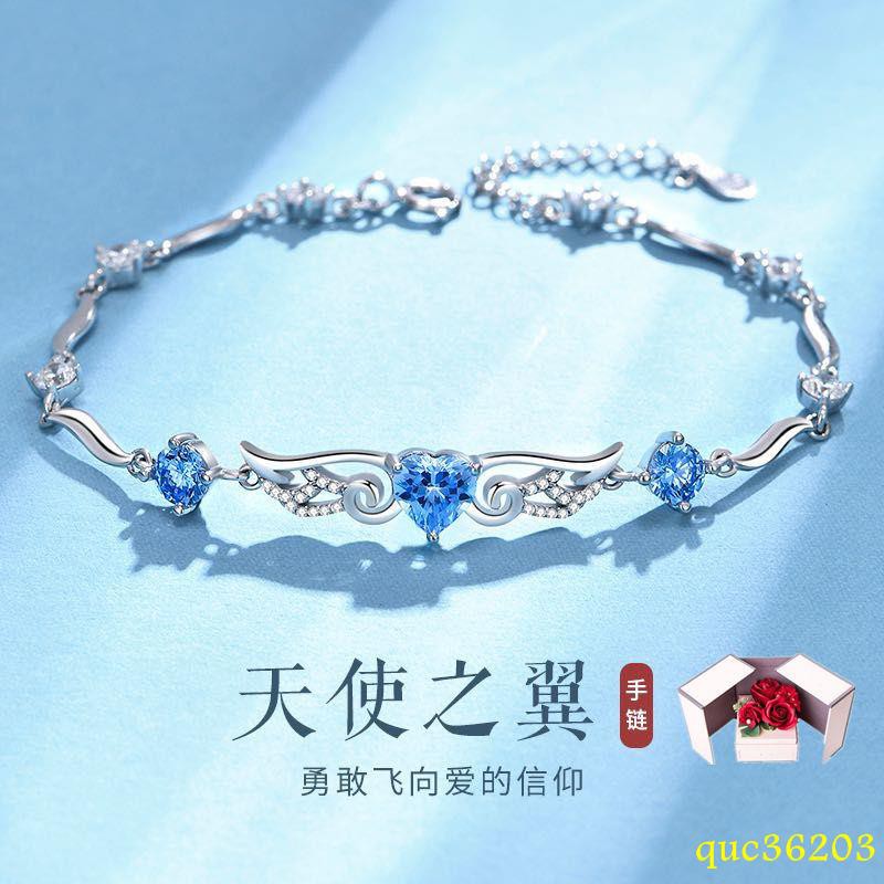 21年款純銀手鏈女學生韓版5七夕情人節送女朋友閨蜜母親圣誕生日禮物 蝦皮購物