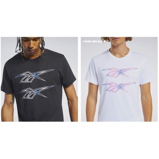 REEBOK CLASSICS LOGO TEE 短袖T 休閒T 經典 T恤 短袖上衣 純棉 休閒 黑色 白色