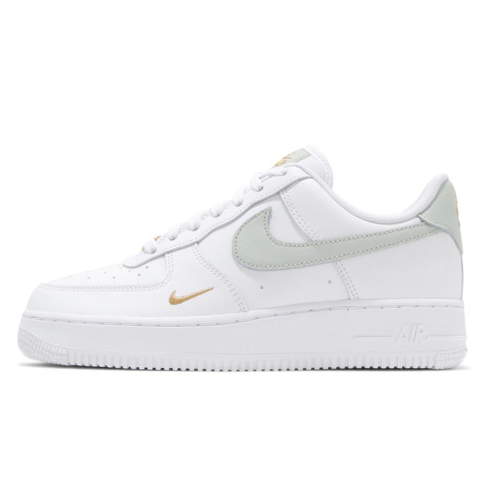 【NIKE】 Air Force 1 07 ESS 抹茶綠 小金勾 金標 休閒鞋 CZ0270-106