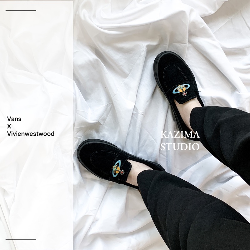 Kazima｜Vans Vivienne Westwood Style53 聯名 懶人鞋 全黑 星球 黑 黑色 穆勒鞋