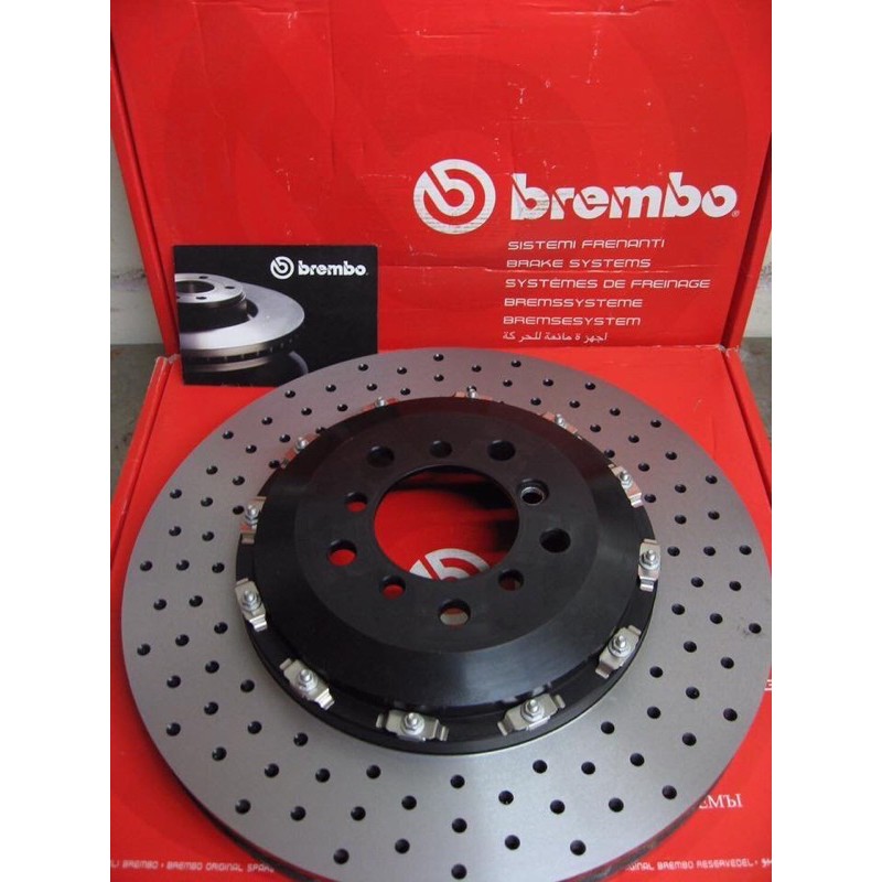 【優質輪胎】BREMBO訂製330mm打洞碟(93 Corolla 世盟大四卡鉗用)三重區