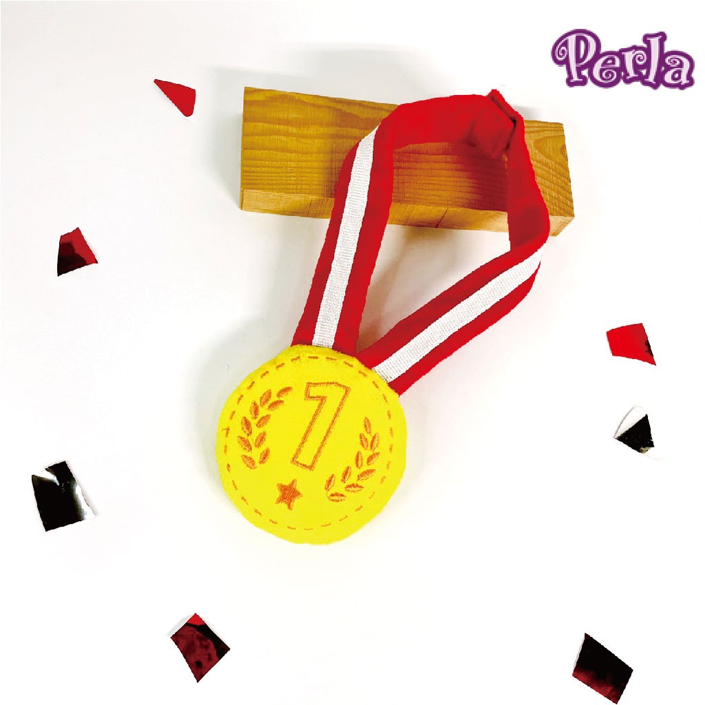 Perlapets 金牌 叫我第一名 絨毛填充玩具 寵物玩具 狗玩具