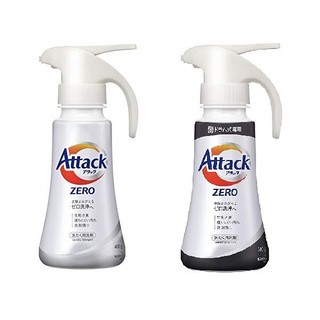 日本【KAO 花王】Attack Zero 單手 按壓式 濃縮 洗衣精 | 洗衣 強效 去汙 淨白