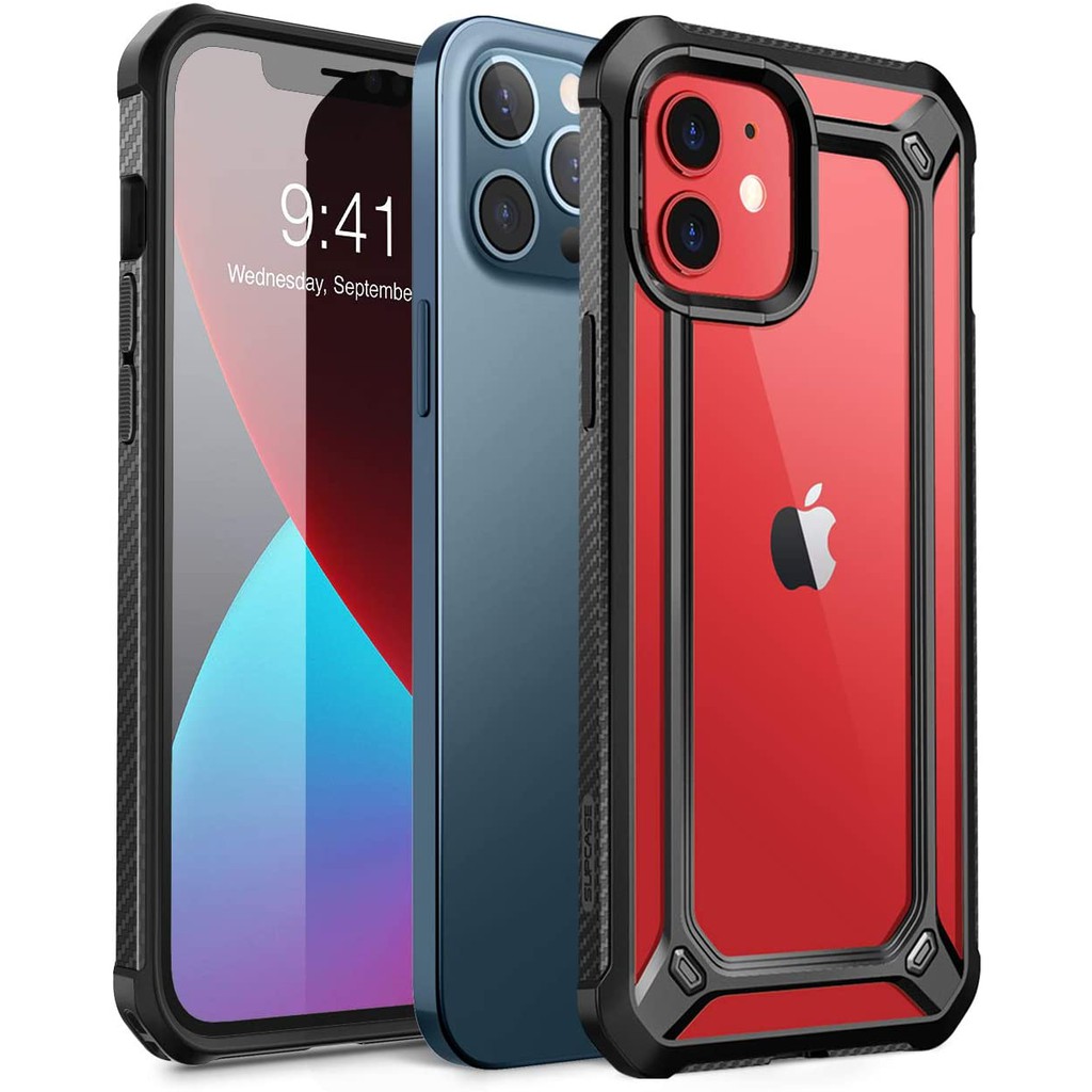 SUPCASE UB-EXO適用 iPhone12/ iPhone12Pro 6.1吋黑色 軍規手機保護殼 原廠現貨供應