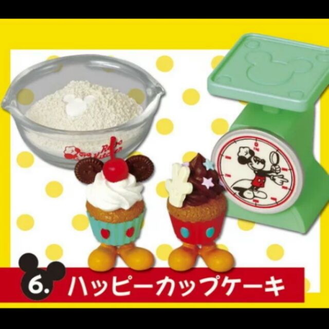 日本食玩re-ment  迪士尼米奇 廚房美食 - 6號（無盒）