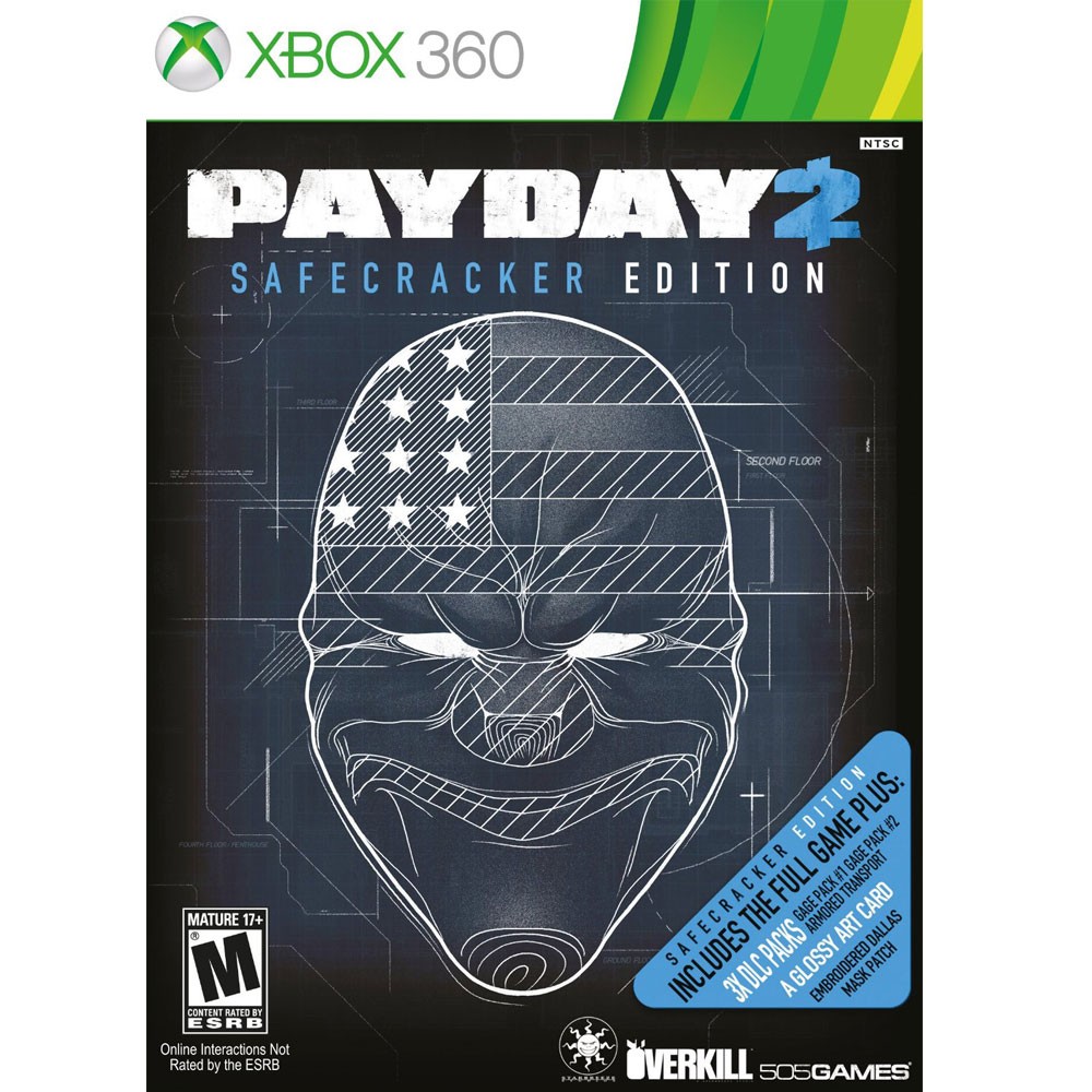 XBOX360 劫薪日 2 保險箱大盜版 英文美版 Payday 2 SAFECRACKER【一起玩】(現貨全新)