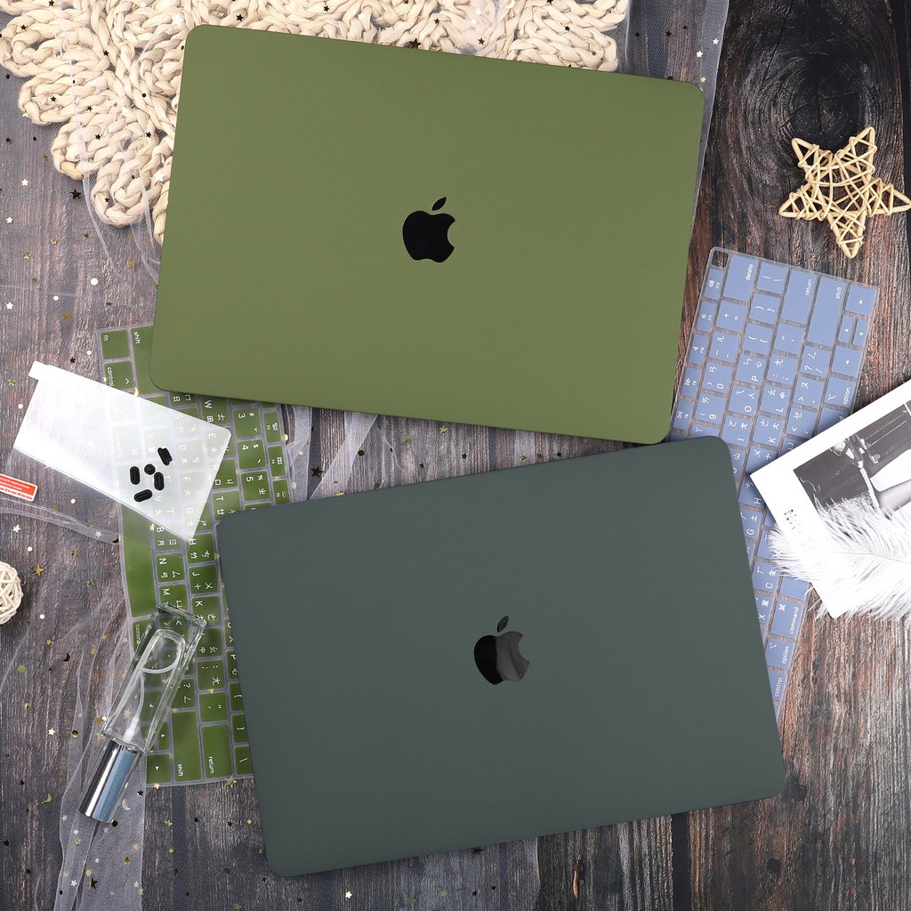 新款macbook pro 保護殼 Air13 保護套 暗夜綠 軍綠色 air 13 pro 15 Touch Bar