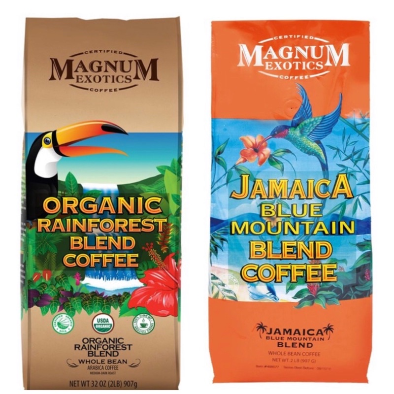 好食在❤️ Magnum 藍山調合咖啡豆 熱帶雨林有機咖啡豆 咖啡豆 咖啡 好市多代購 大嘴鳥咖啡豆
