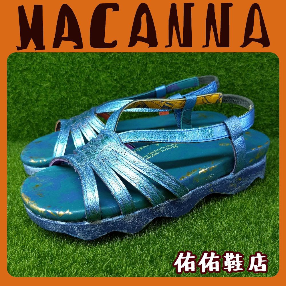 【佑佑鞋店】Macanna麥坎納專櫃 萊茵河系列  氣墊 真皮厚底涼鞋