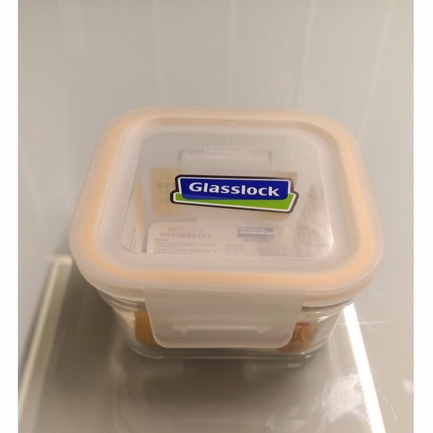 【Glasslock】強化玻璃微烤兩用無邊框保鮮盒440ML (全新) D00086