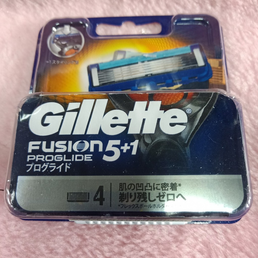 Gillette吉列 鋒隱 Fusion Proglide無感一盒4刀頭，刮鬍刀片，一刀頭5刀片