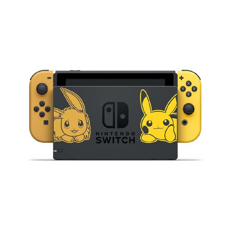 SWITCH DOCK 皮卡丘 伊布 寶可夢限定底座