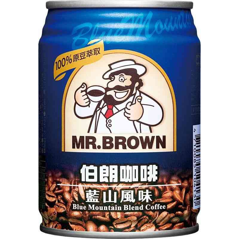 金車 伯朗咖啡(藍山風味) 罐裝240ml  3箱以上可直接到府免運(限桃園)