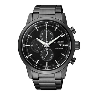 【CITIZEN 星辰】亞洲限定時尚三眼不鏽鋼錶43mm(CA0615-59E)