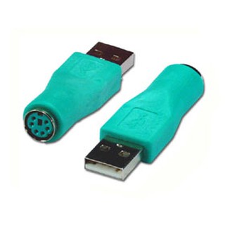 USB A公6母轉接頭 廠牌：KTNET USB(公)轉PS/2(母)