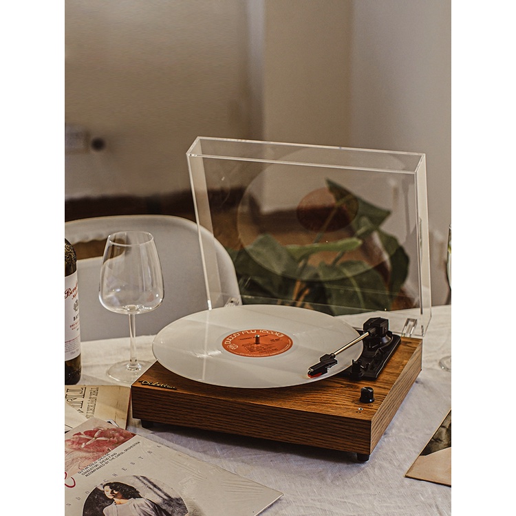 免運 黑膠唱片機 留聲機 CD播放 Didatime流淌時光簡約留聲機復古老式LP唱片機黑膠機唱盤機電唱機