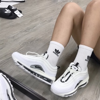 【FJstore】現貨 Adidas Logo款 三葉草 中筒襪 中高筒 襪子 單雙 女襪 男襪