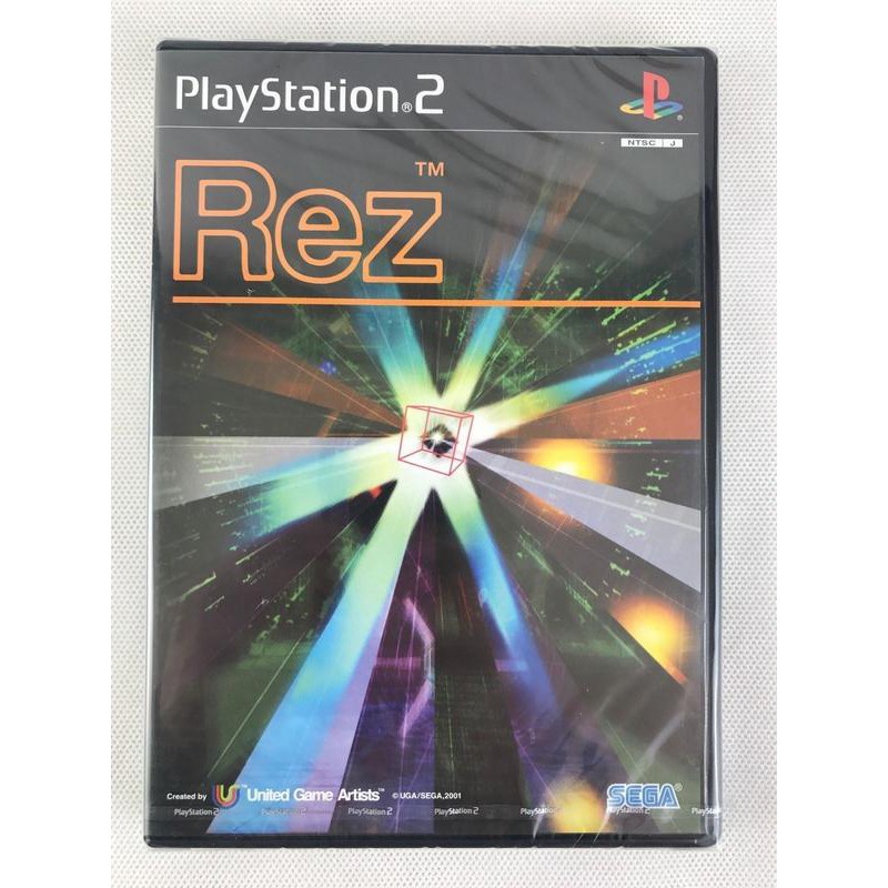 PS2 主機 《REZ》日版 全新未拆 ~ dc 太空頻道5號開發者之作 ~