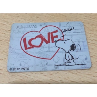 史奴比 Snoopy 2012聯名款 悠遊卡+卡套 交通卡證件套卡夾