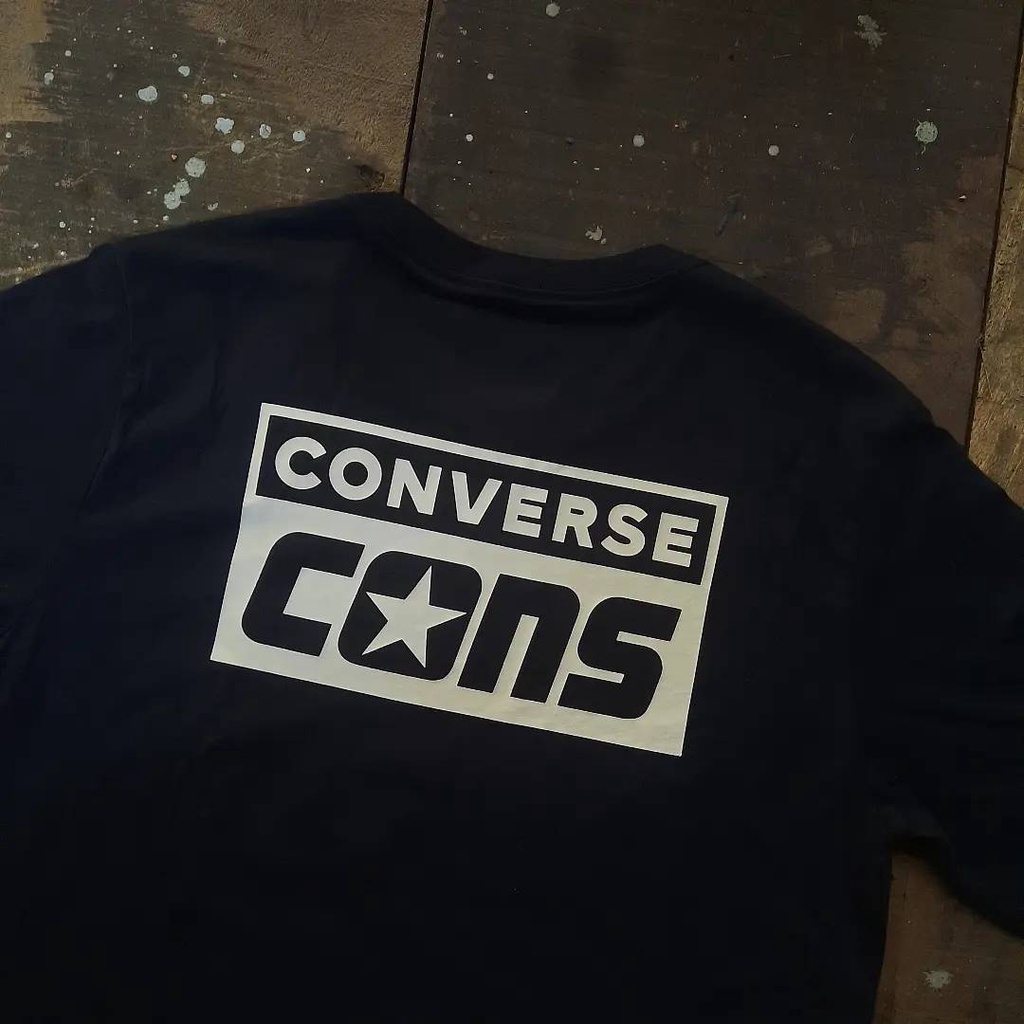 匡威 Converse CONS 圖案 T 恤黑色