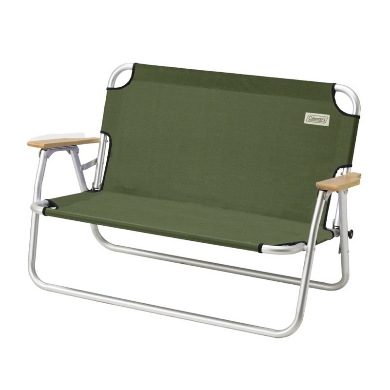 （現貨）coleman 雙人椅 輕鬆折疊長椅 橄欖綠 軍綠色
