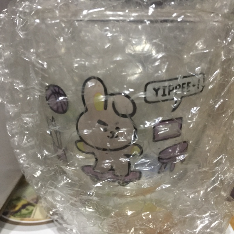 BT21 雙層玻璃杯 COOKY 新光三越