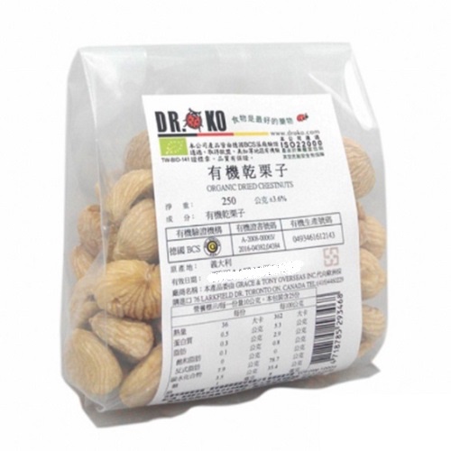 DR.OKO德逸 有機乾栗子 250g/包