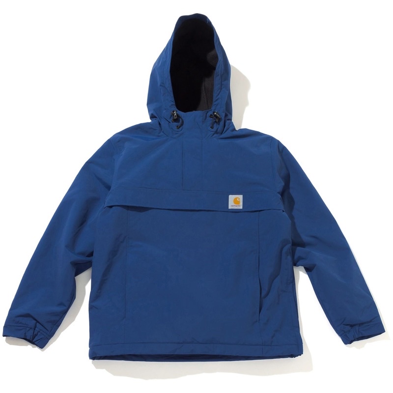 【全新M號】Carhartt WIP Nimbus Pullover 藍色厚刷毛衝鋒衣