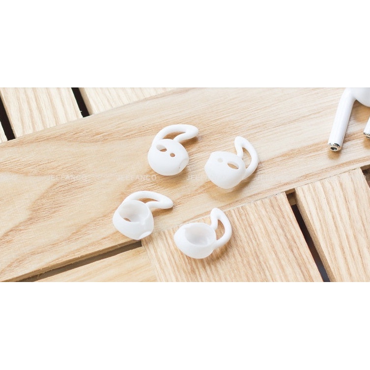 適用蘋果airpods 1、2代 藍牙耳機 耳套 耳帽 耳掛 airpods 藍芽耳機超薄防掉耳掛 (1對)