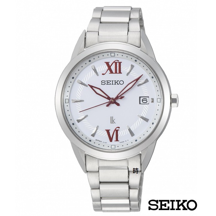 SEIKO 精工 太陽能 SUT387J1 (V147-0CL0S) LUKIA 時尚女錶