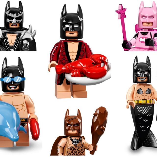 LEGO 樂高 蝙蝠俠 71017 71020 玩電影 六款合售 人偶包 抽抽樂