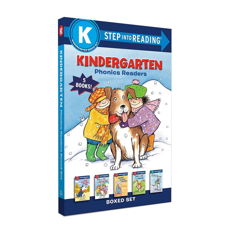 Kindergarten Phonics Readers Boxed Set: Step into Reading 1+2 (5冊合售) eslite誠品