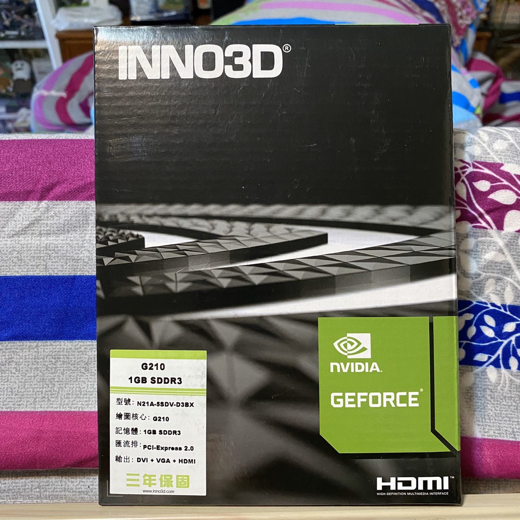 INNO3D映眾 Geforce G210 1GB SDDR3 LP 顯示卡 亮機卡 吃雞