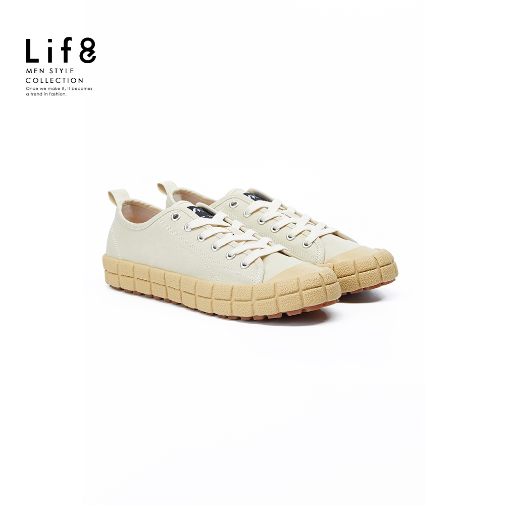 Life8-Casual 森山系 波蘿麵包鞋(防潑水)-19054-奶茶色