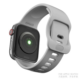 iwatch表帶矽膠蘋果手錶4/6代iwatch5表帶iApple watch se 40mm44mm蘋果運動矽膠表帶