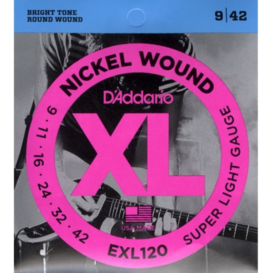 Daddario 電吉他弦 EXL120 09-42 Nickel 弦