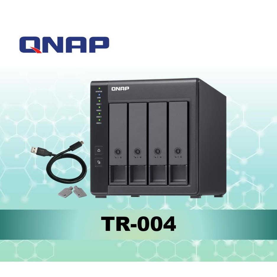 @電子街3C特賣會@全新 QNAP 威聯通 TR-004 4Bay NAS 網路儲存伺服器 TR004